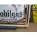Original Porcelain Mobilgas Shield Sign w/Neon  52 IN W x 54 IN H 